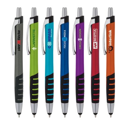 Apex Metallic Ballpoint Pen w/ Capacitive Stylus-1