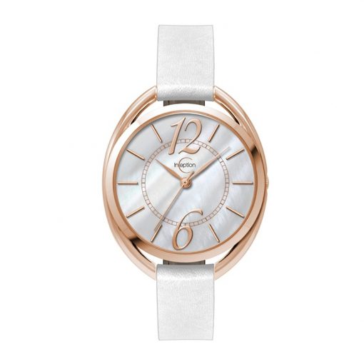 Wc3615 36mm Metal Oval Rose Gold Case