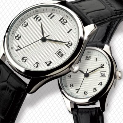 Classic Style Dress Watch Unisex Dress Watch with Date Display