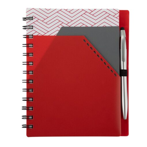 Trapezoid Junior Notebook w/ Stylus Pen-4